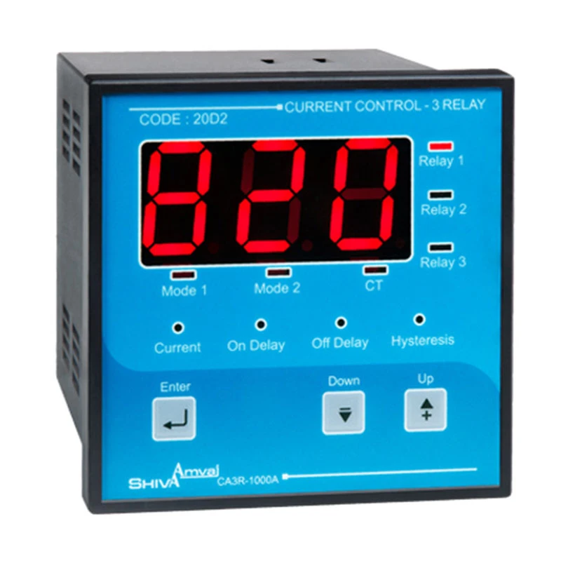 کنترل آمپر ۳ رله ای CA3R-1000A – 20D2 شیوا امواج