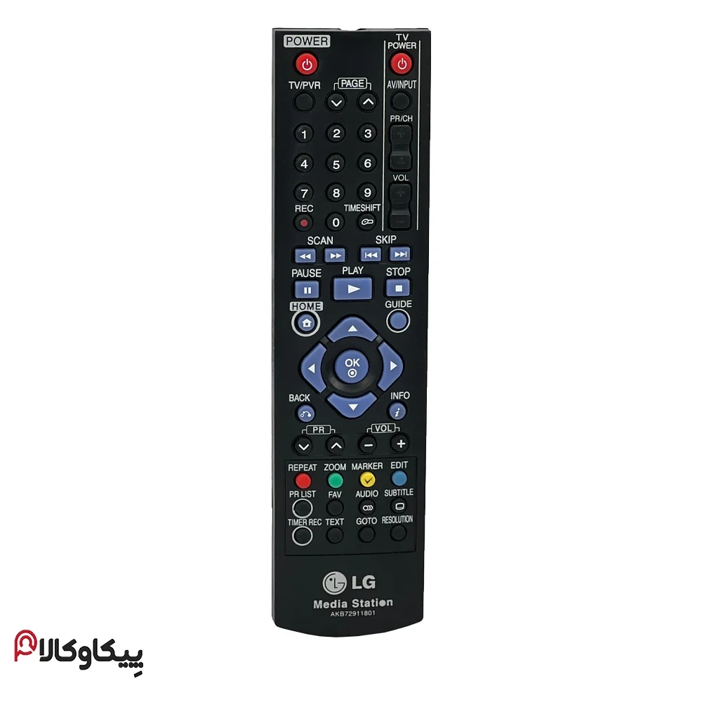 کنترل ال جي LG DVD بلوري