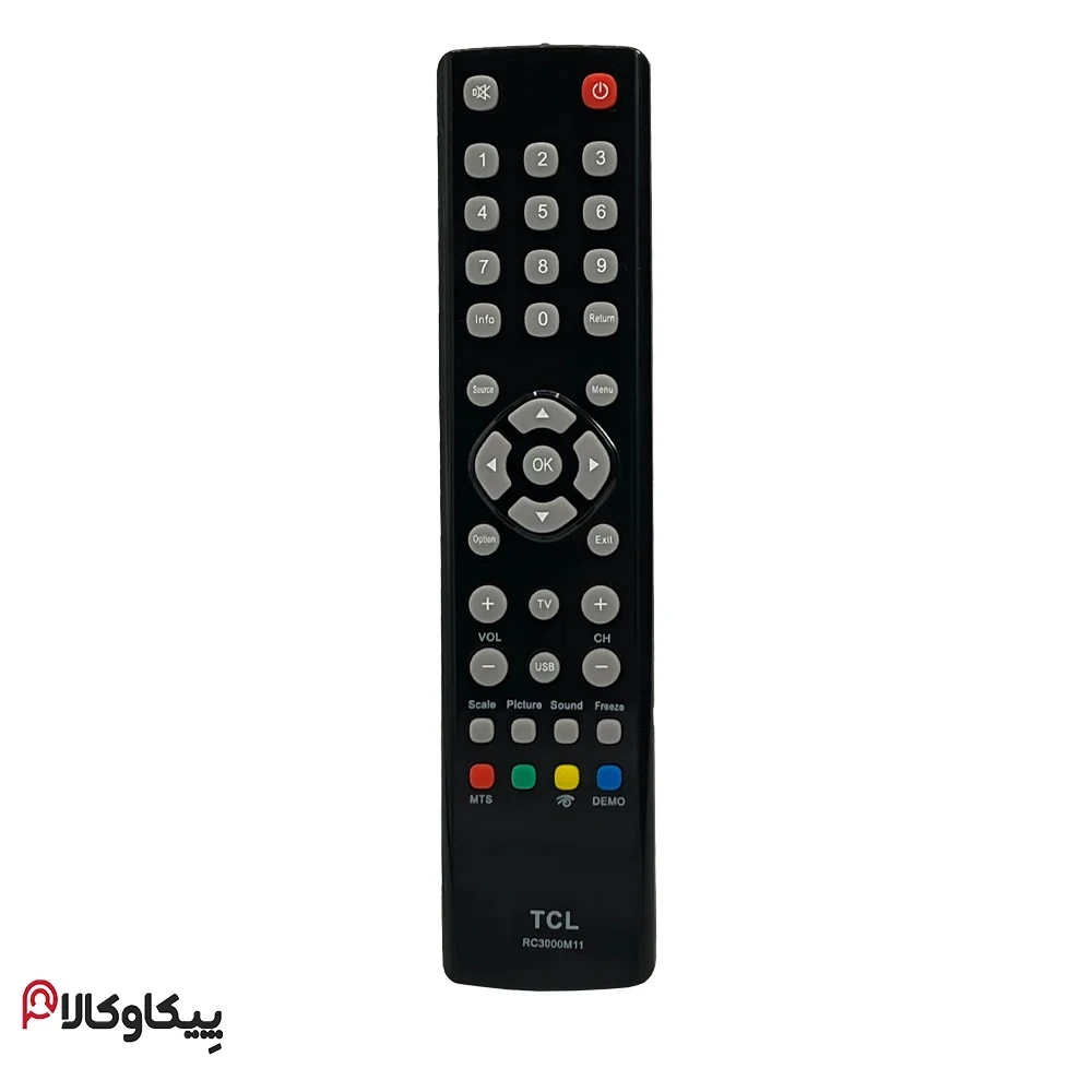 کنترل تلویزیون TCL تی سی ال دمو معمولی
