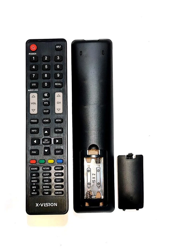کنترل تلویزیون XVISION ایکس ویژن دکمه طوسی
