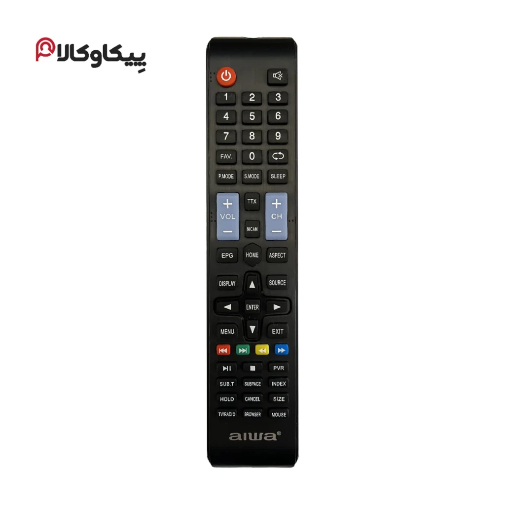 کنترل تلویزیون آیوا طرح aiwa 1078