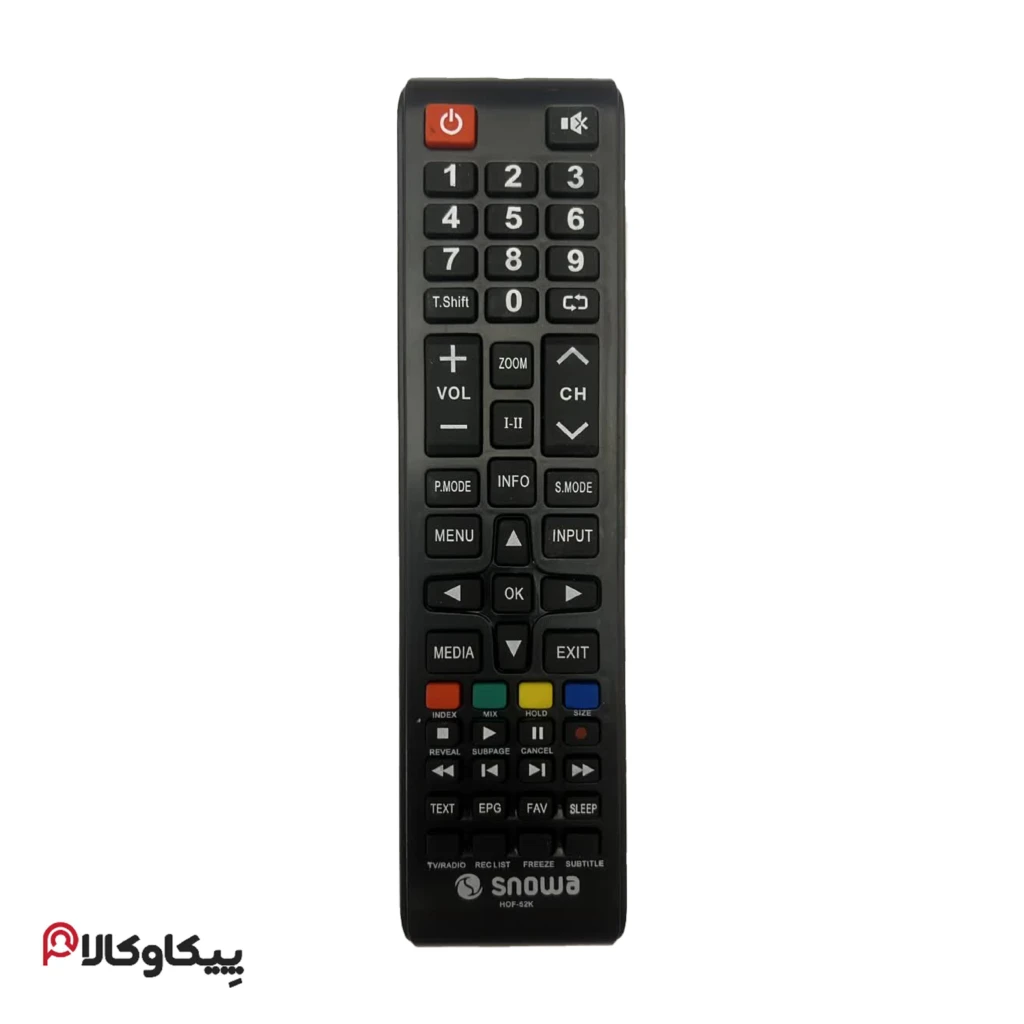 کنترل تلویزیون اسنوا SNOWA طرح 1088
