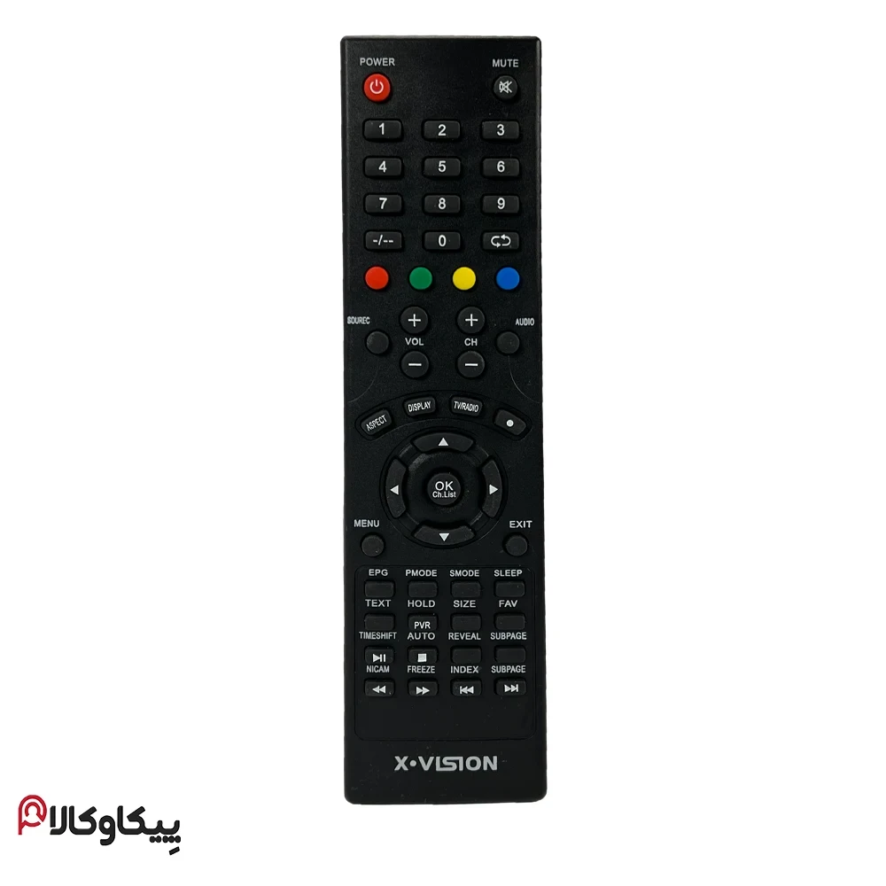 کنترل تلویزیون ایکس ویژن XVISION طرح الفا ( ایکس ویژن طرح T200 )