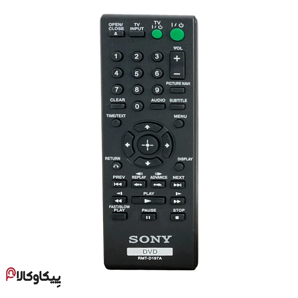 کنترل سونی DVD SONY مدل 197