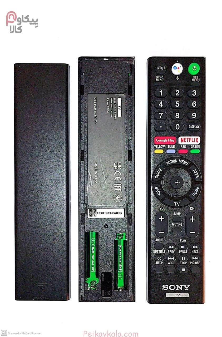 کنترل سونی SONY دونت ویس دار با دکمه ی اسمارت