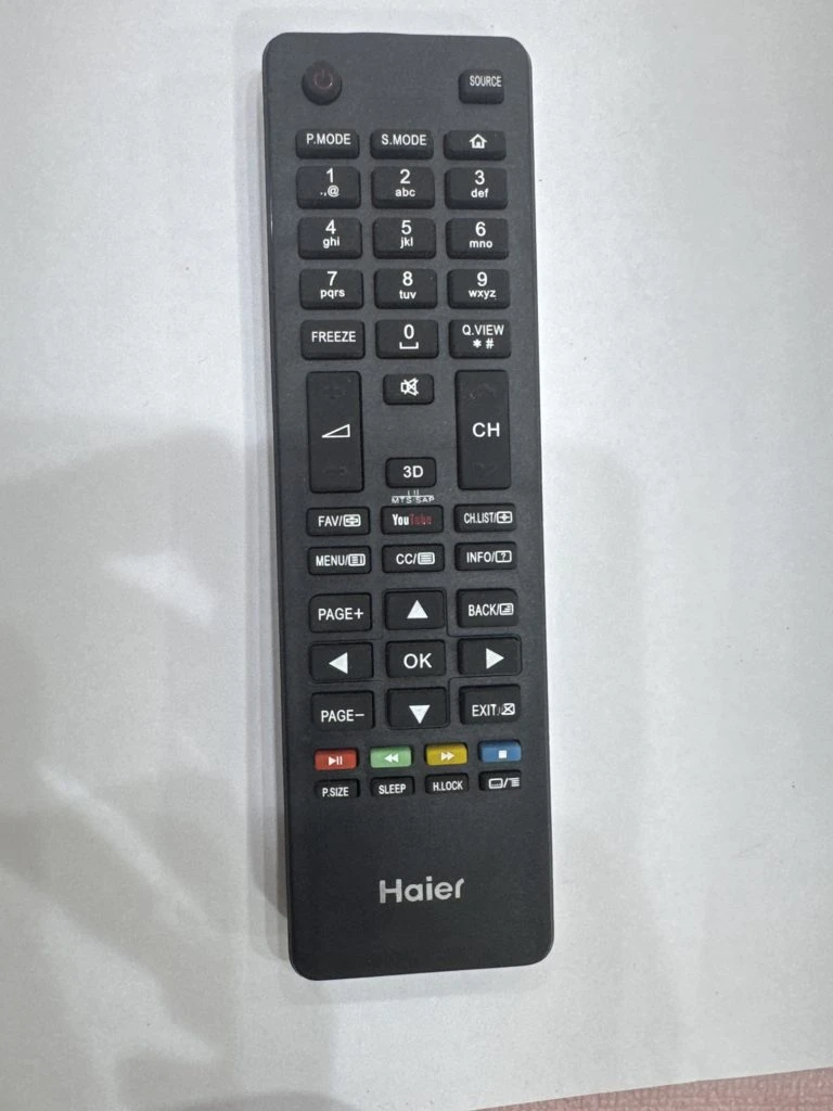 کنترل فابریک تلویزیون Haier