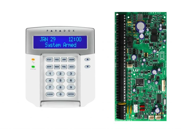 کنترل پنل 192 زون EVOHD به همراه کی پد K641+