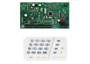 کنترل پنل بی سیم 32 زون MG5050 به همراه کی پد K636 و ریموت REM1
