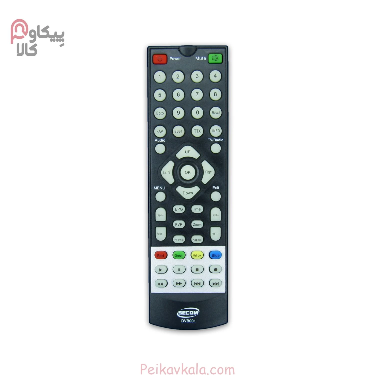 کنترل گیرنده دیجیتال SECOM سکام طرح Xvision