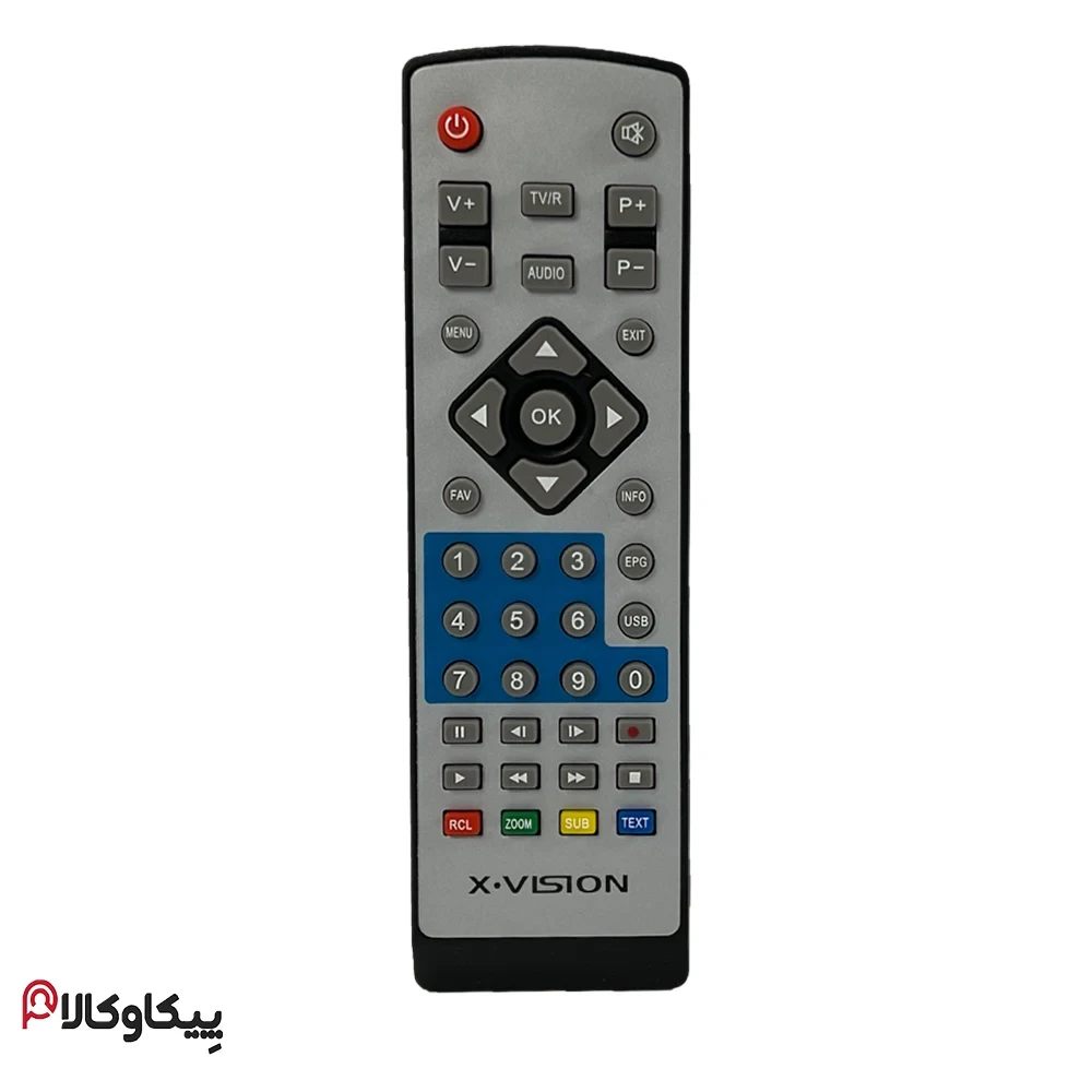 کنترل گیرنده دیجیتال Xvision ایکس ویژن رو سفید