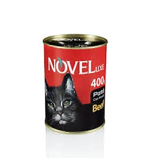کنسرو پته Novel گربه طعم گوشت 400 گرم