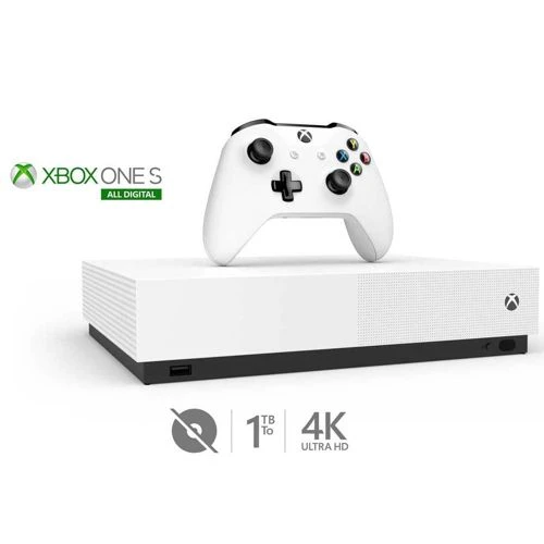 کنسول بازی مایکروسافت مدل Xbox One S ALL DIGITAL ظرفیت ۱ ترابایت