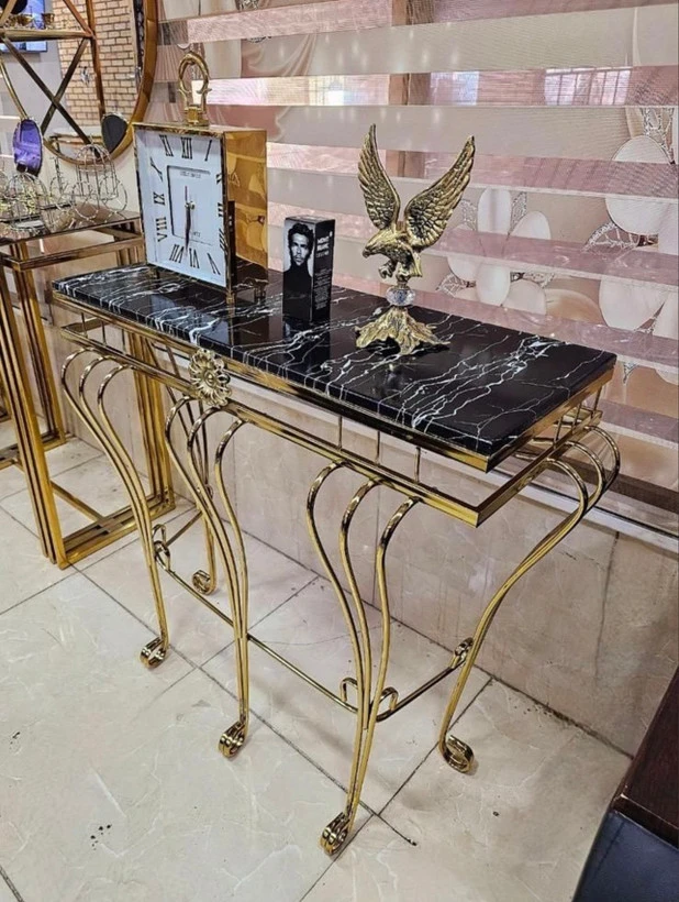 کنسول فلزی آبکاری مدل فرفوژه