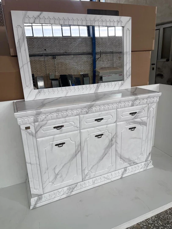 کنسول و آینه ام دی اف تایلندی روکش کره ای