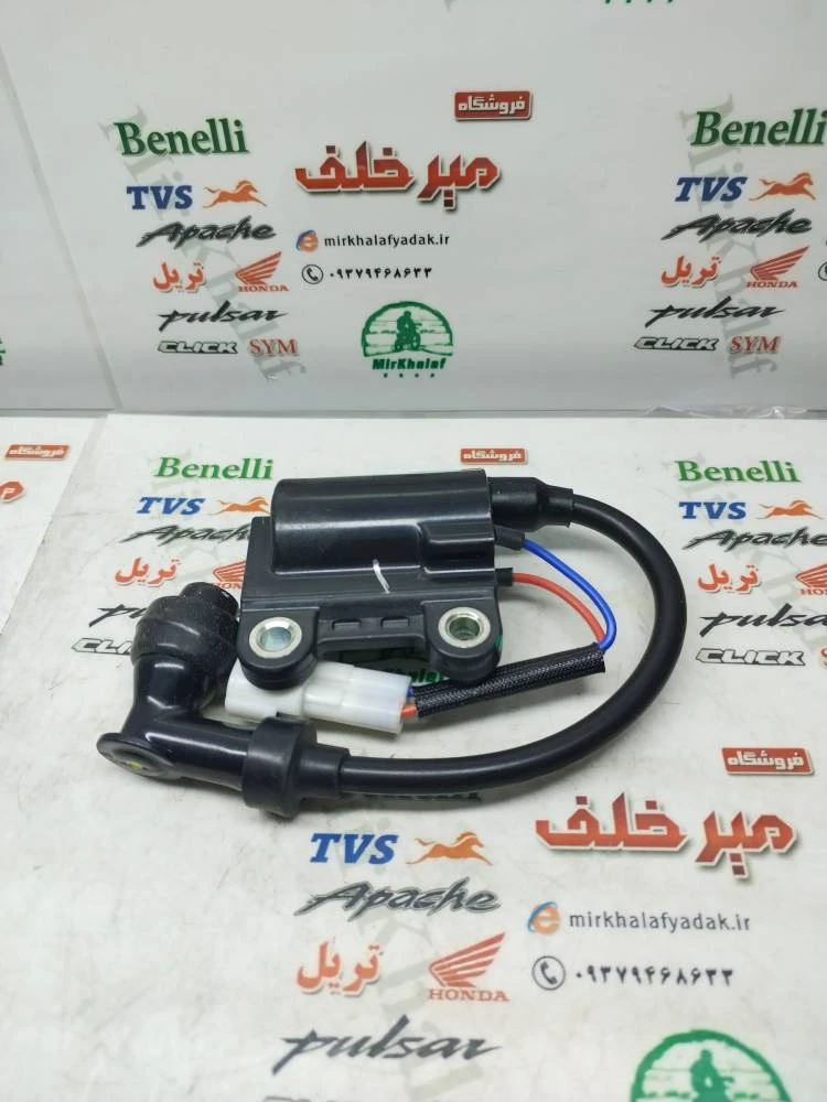 کوئل برق شمع موتور tvs راکس و وگو انژکتور اصلی