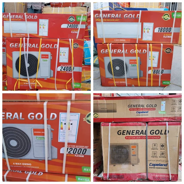 کولر گازی ۱۲ هزار جنرال گلد مدل GG-S12000 – خرید مستقیم از واردکننده