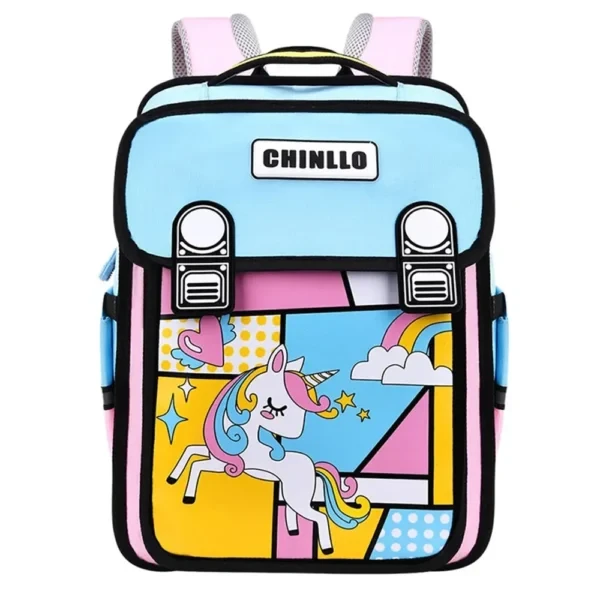 کوله پشتی دوبعدی طرح یونیکورن کد 4272 Chinllo