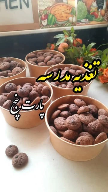 کوکی شکلاتی وزن 10و 20و 25