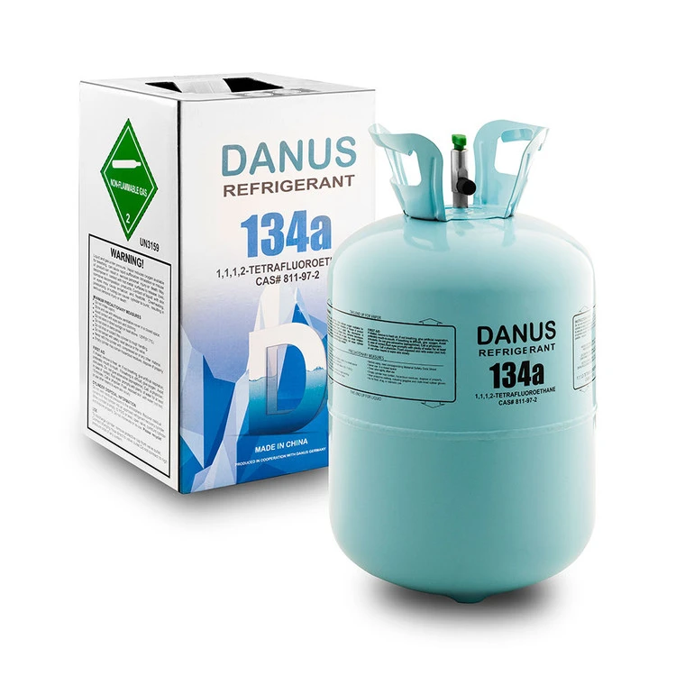 کپسول 13.6 کیلوگرمی گاز مبرد R-134a برند دانوس DANUS