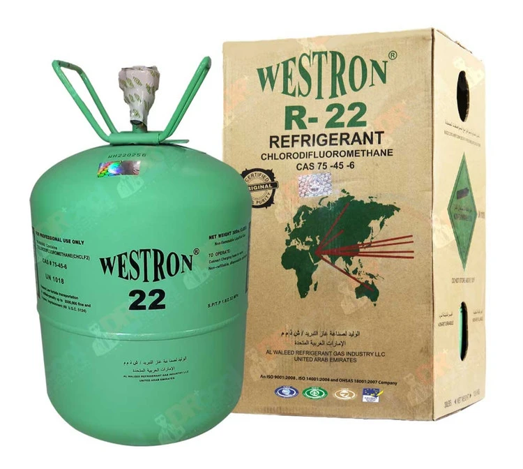کپسول 13.6 کیلوگرمی گاز مبرد R-22 برند وسترون WESTRON شیر قرمز