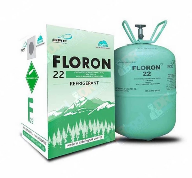 کپسول 13.6 کیلوگرمی گاز مبرد R-22 فلورون FLORON