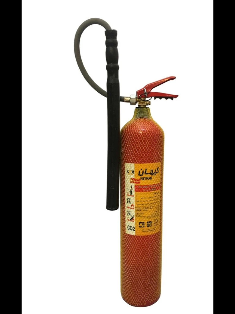 کپسول آتش نشانی co2  کارکرده درحد برای پایان کار