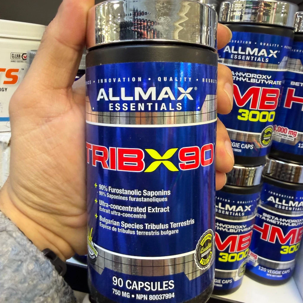 کپسول تریبولوس 90 درصد آلمکس (تریب ایکس 90) | Allmax Nutrition TRIBX90 (Ultra-Concentrated Bulgarian Tribulus)