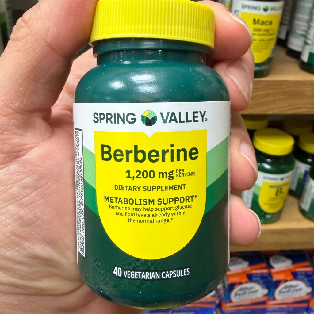 کپسول متابولیسم 1200 ساپورت بربرین اسپرینگ ولی (Spring Valley Berberine Metabolism Support)