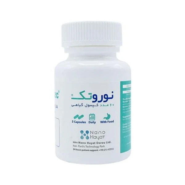 کپسول نوروتک نانو حیات دارو ۶۰ عددی