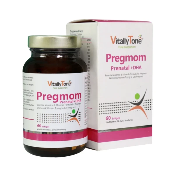 کپسول پرگمام + DHA ویتالی تون 60 عددی