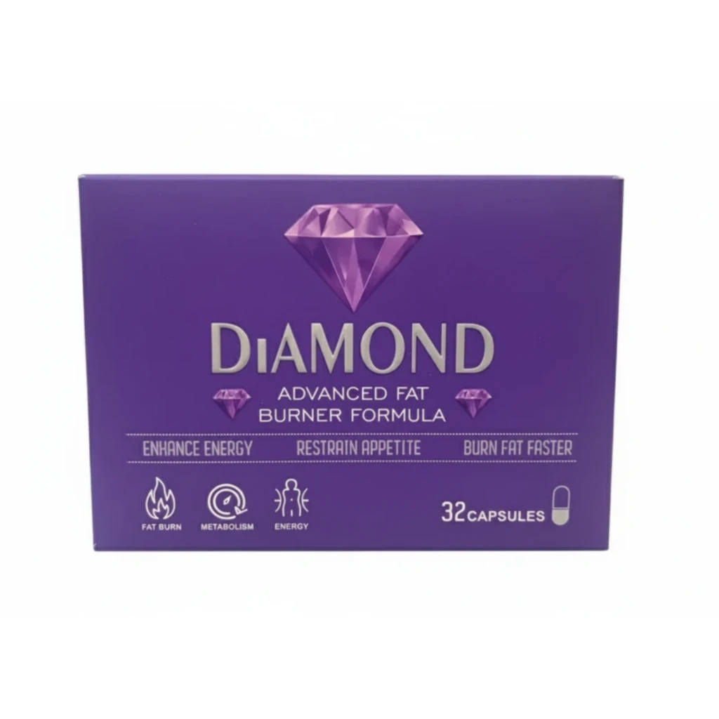 کپسول چربی سوز دیاموند اسلیم 3D طرح جدید 32 عددی (Diamond Slim 3D)