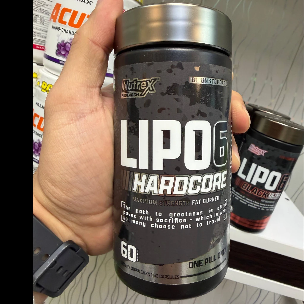 کپسول چربی‌سوز لیپو-6 هاردکور ناترکس (LIPO-6 Hardcore Nutrex) - 60 عدد