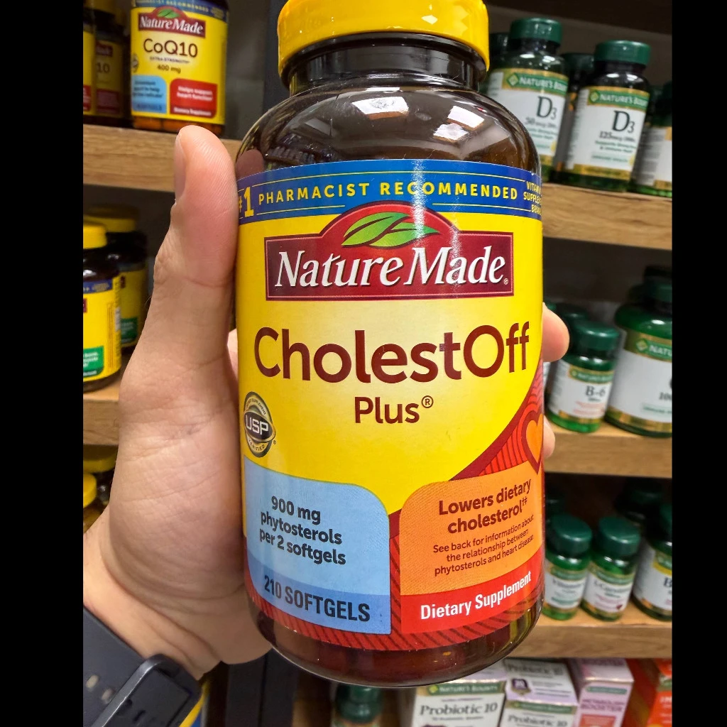 کپسول کاهش‌دهنده کلسترول نیچرمید | مدل CholestOff Plus (کلست‌آف پلاس) | بسته 210 عددی