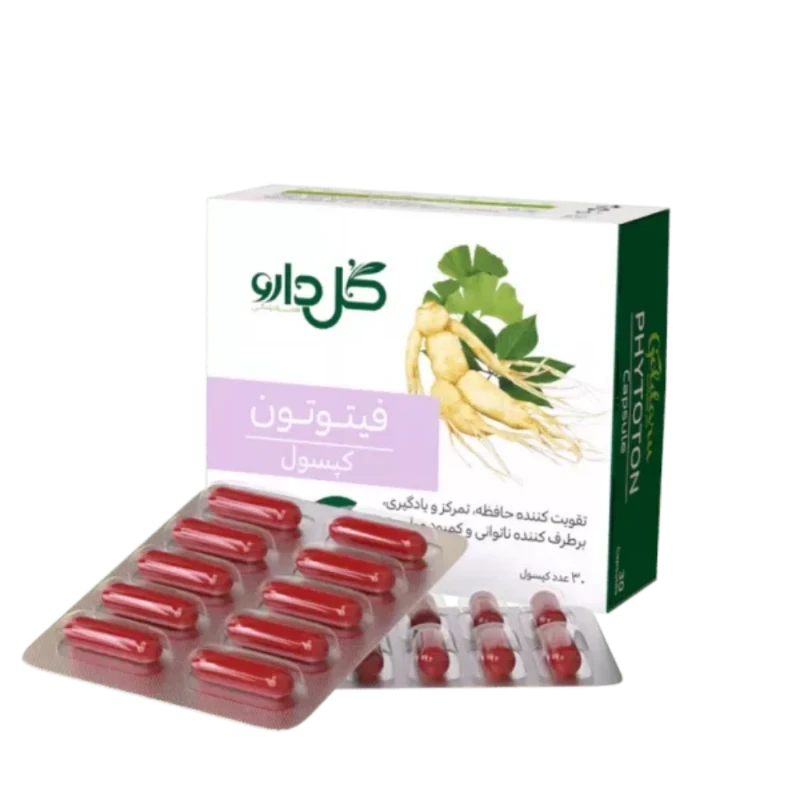 کپسول گیاهی فیتوتون گلدارو ، تقویت قوای جنسی و حافظه