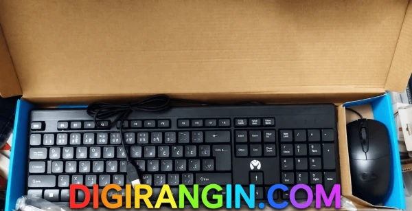 کیبورد MIKUSO مدل KB-C012 (همراه ماوس سیمی) – USB 2.0 Wired Combo