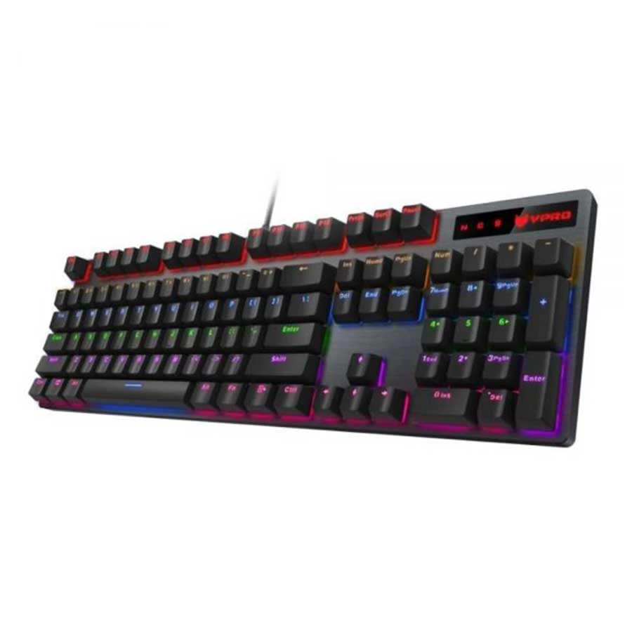 کیبورد باسیم گیمینگ مکانیکال رپو مدل Rapoo V500PRO