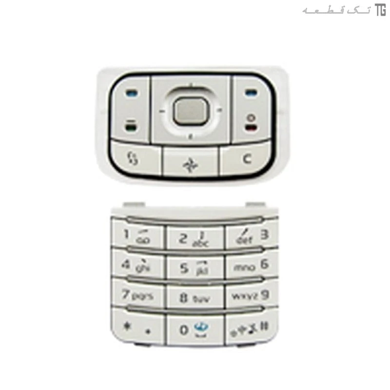 کیبورد‌صفحه‌کلید نوکیا (سفید)(اورجینال) Keyboard Nokia 6110 Navigator
