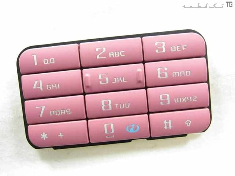 کیبورد‌صفحه‌کلید نوکیا (صورتی)(اورجینال) Keyboard Nokia 3250