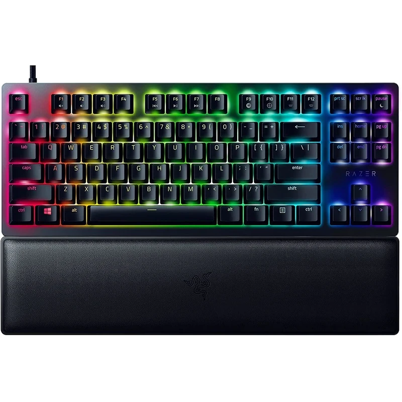 کیبورد مخصوص بازی ریزر مدل (Red)Huntsman V2 Tenkeyless