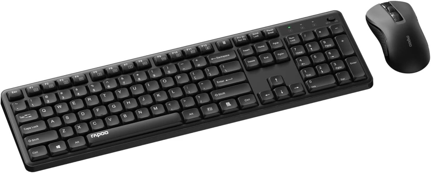 کیبورد و ماوس بی سیم رپو مدل X2100 SILENT