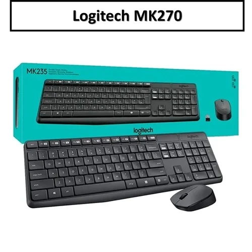 کیبورد و موس بی سیم Logitech MK270