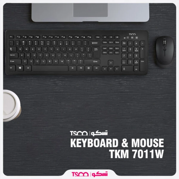 کیبورد و موس بی سیم تسکو TKM 7011w