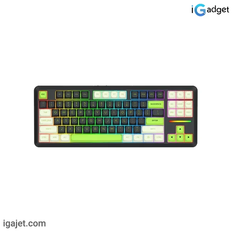 کیبورد گیمینگ ردراگون مدل WILDSLASH K734 BWG PRO