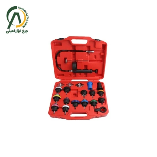 کیت 21 عددی تست نشتی و فشار رادیاتور ال کا تولز مدل A4032