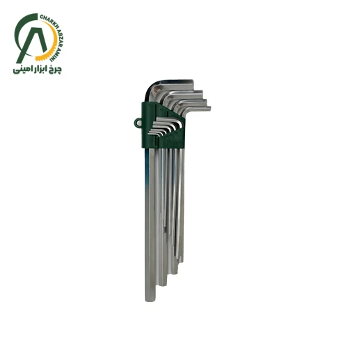 کیت آچار آلن شش گوش کارتی فوق بلند یوکن مدل U1602