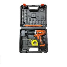 کیت دریل شارژی 2سرعته 2 باطری (25پارچه)12ولت 1/5آمپر بیست مدل DC