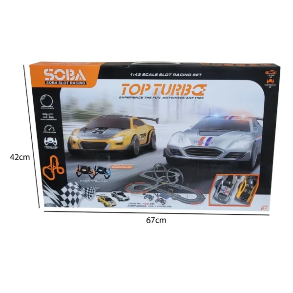 کیت ماشین بازی طرح ریسینگ مدل TOP TURBO کد 090