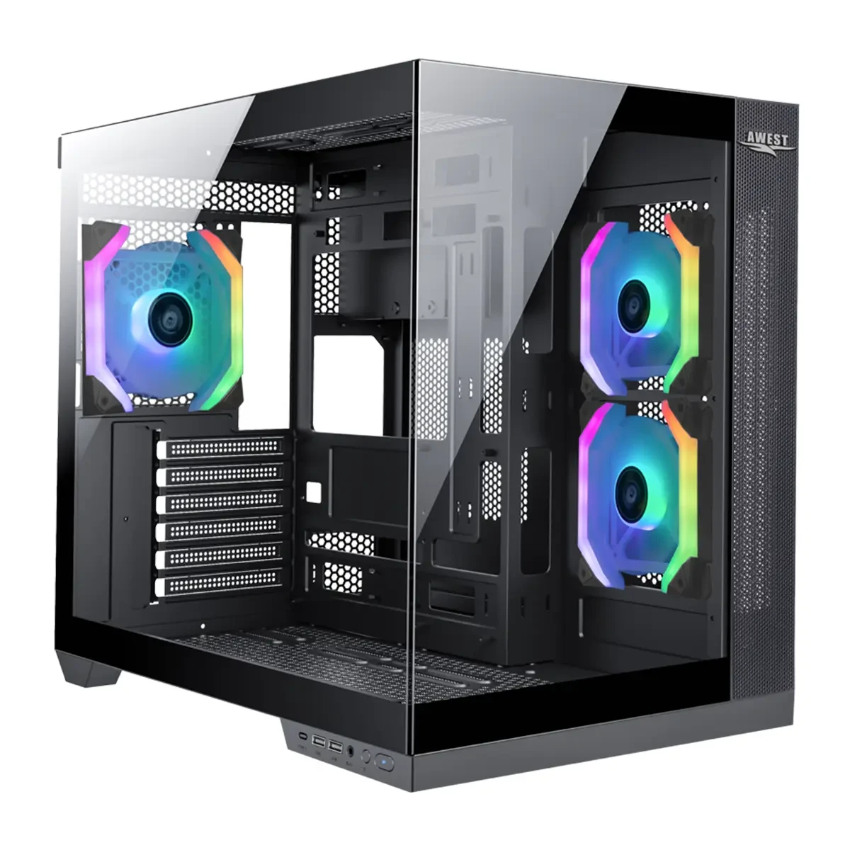 کیس کامپیوتر اوست AWEST GT-AQ12-MB GAMING