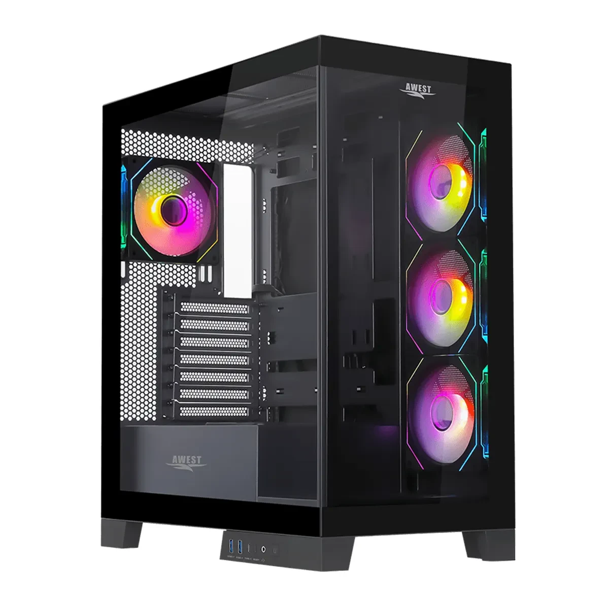 کیس کامپیوتر اوست AWEST GT-AQ16-MB GAMING