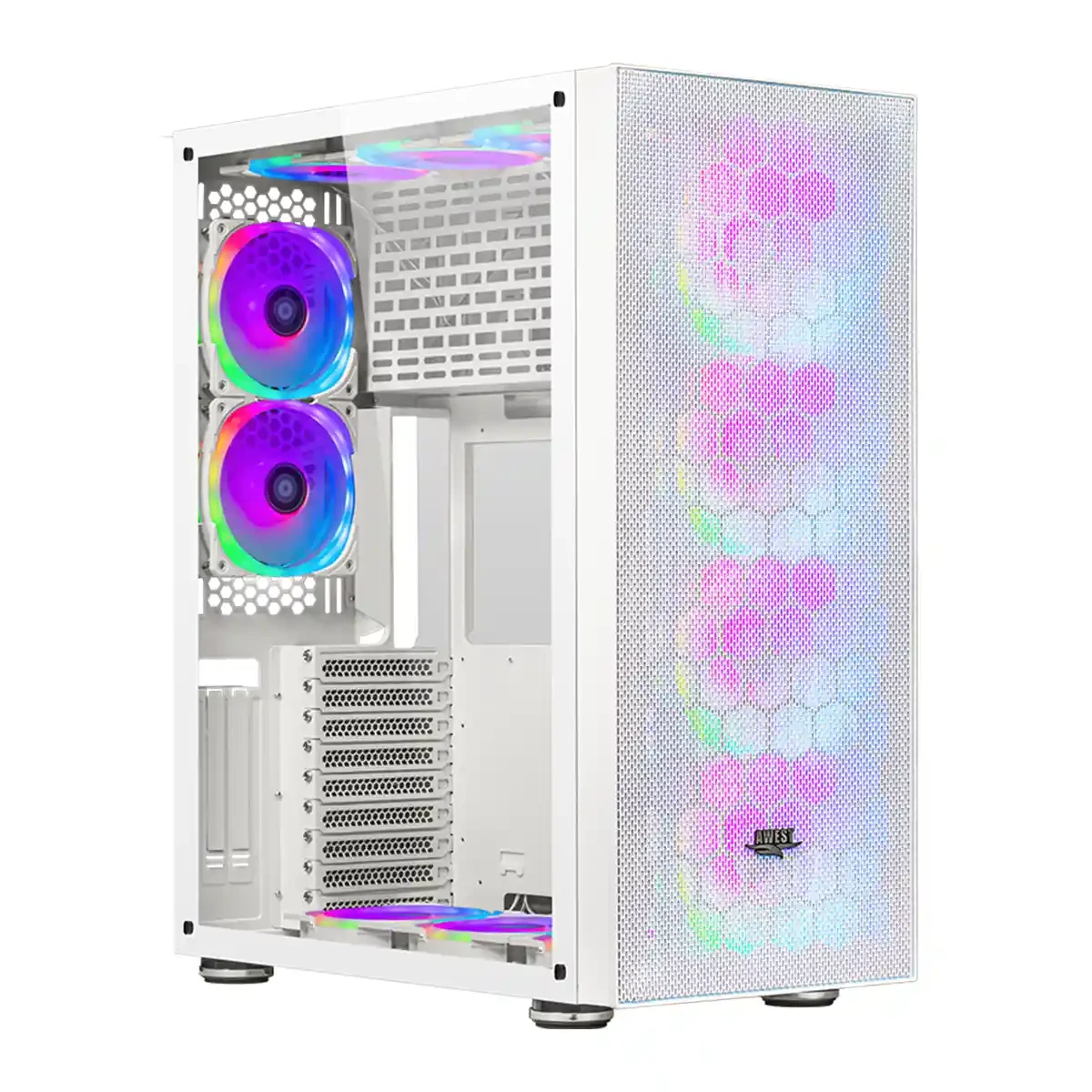 کیس کامپیوتر اوست AWEST GT-AV402-FW GAMING FULL TOWER